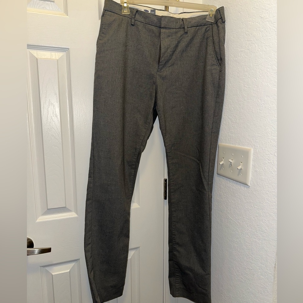 Old Navy Men's Charcoal Chinos